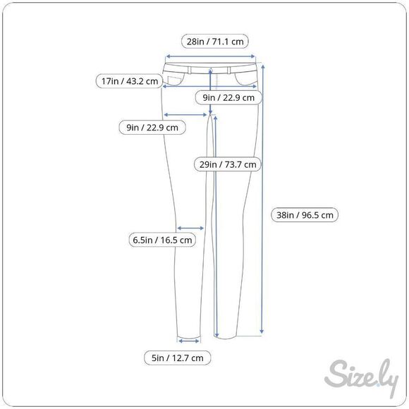 H&M Womens Black Slim Fit Jeans Size 8 Dark Wash Black 5 Pocket Stretch - Picture 2 of 8